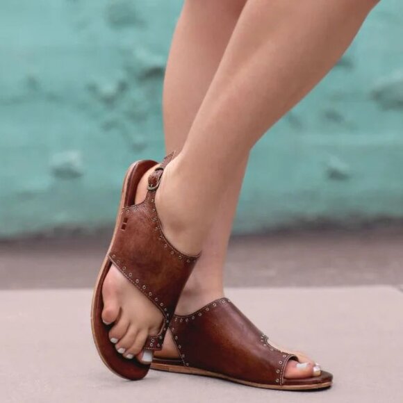 BED|STU Shoes - BED|STU Brown Leather Sandals